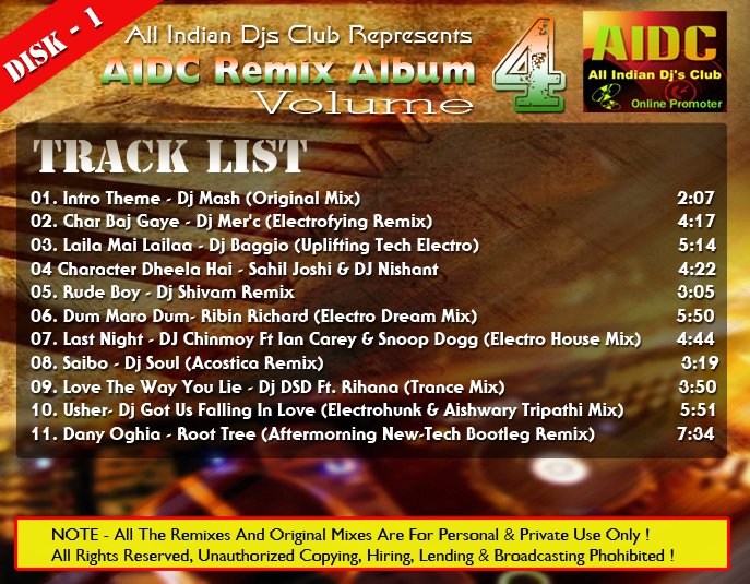 AIDC Remix Album Vol - 4  110