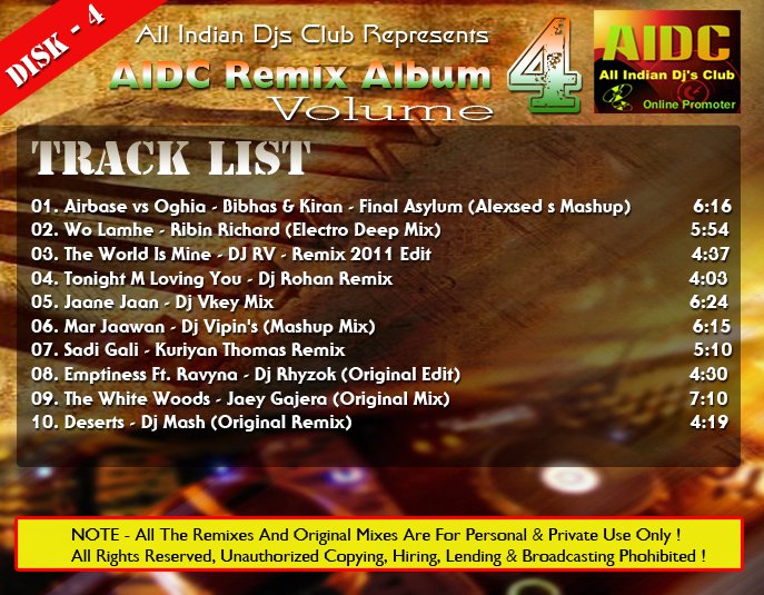 AIDC Remix Album Vol - 4  410