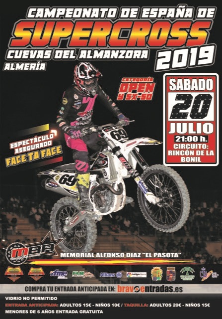 Campeonato de Espanha Supercross 2019  Cartel12