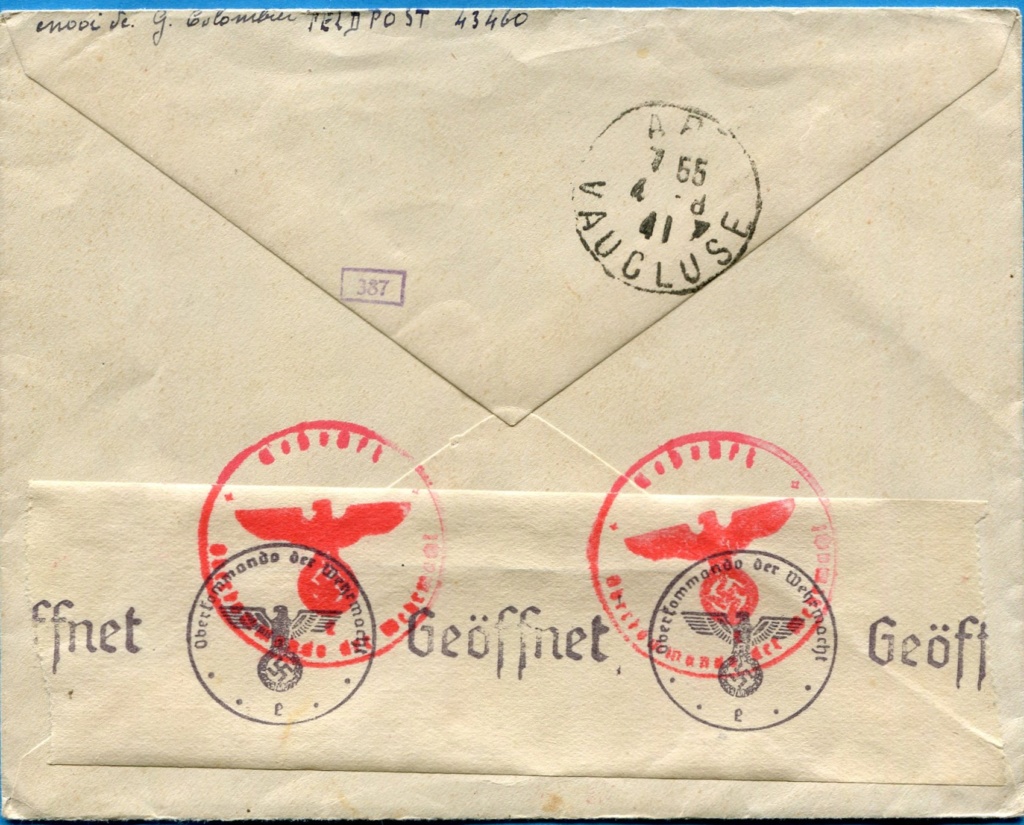 Lettre d'un Français en 1941 envoyé par la Feldpost Img16110