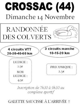 VTT + Marche  Crossac le 14/11/10 "Rando des Colverts" Crossa10