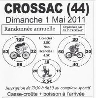 VTT, Marche, Cyclo à Crossac le 1 er Mai 2011 Crossa11