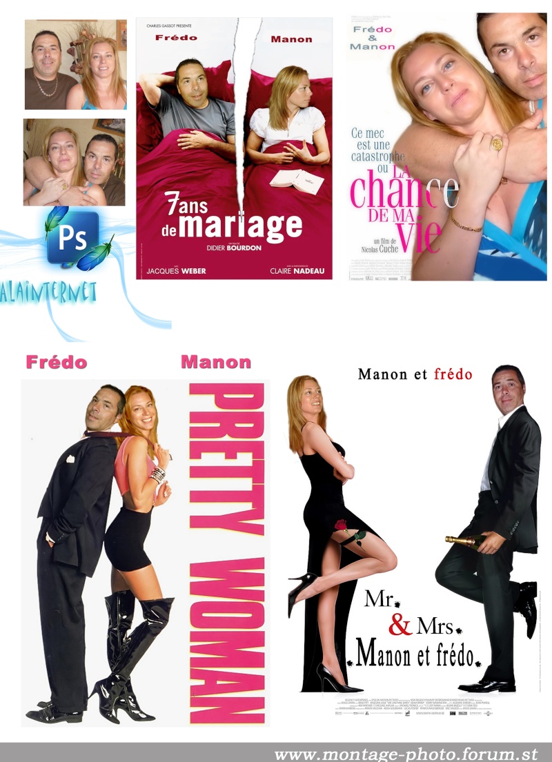affiche de film personnalisée  sur theme mariage - Page 3 Cinema13