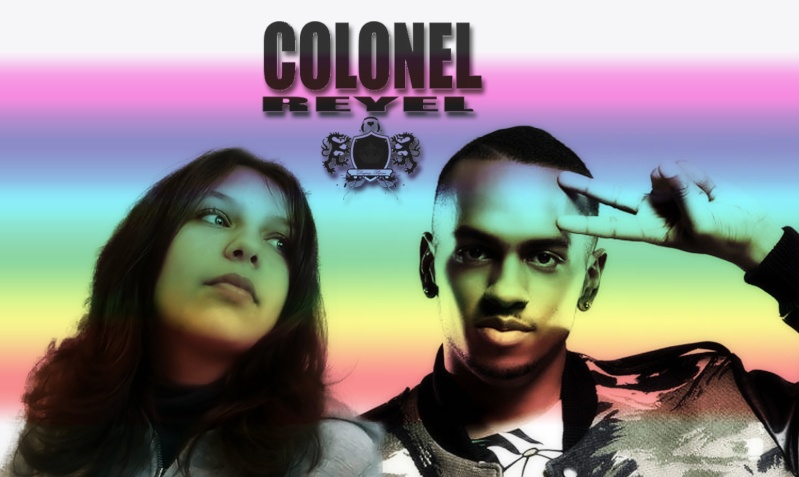 Montage avec Colonel Reyel ma meilleure amie et moi .  Colone12