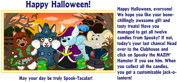 Halloween Reaches Webkinz World! H210