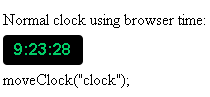 Đồng hồ điện tử đẹp bằng javascript cho website Mod210