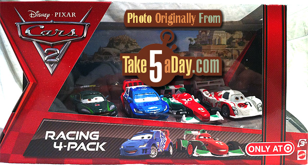 Cars 2 4-pack Target exclusif 4-pack11