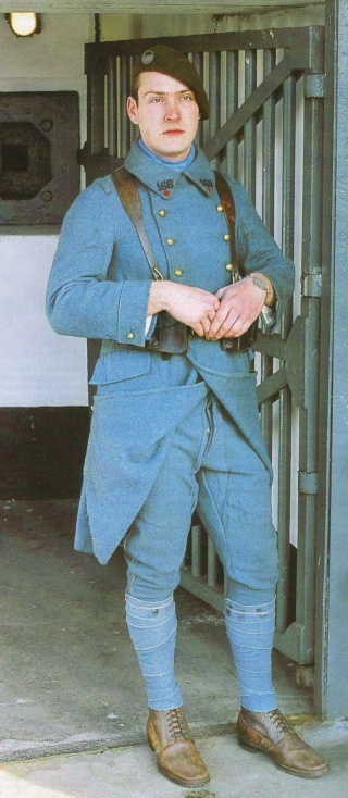 buste d'un soldat de la ligne maginot en 1940 : 168ème RIF 23-03-11
