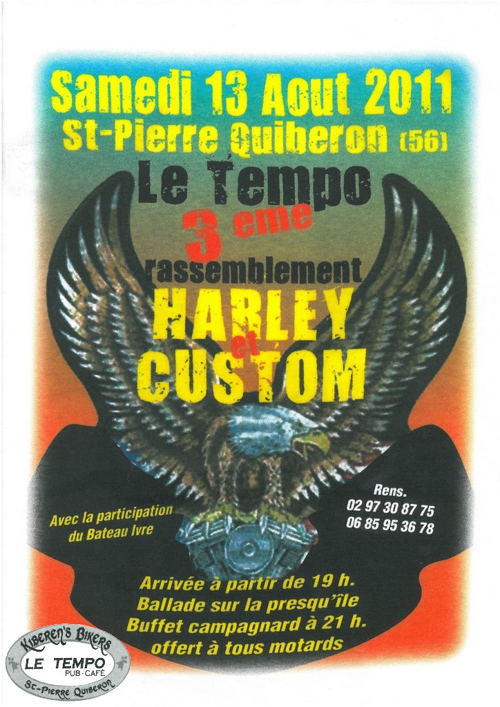 Rassemblement Harley et customs à Saint-Pierre Quiberon le 13 aout Rassem10