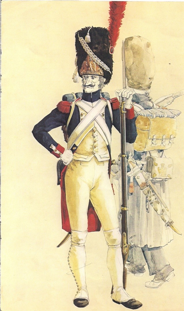 les uniformes des Régiments prestigieux de l' Empire - Page 2 Gre13