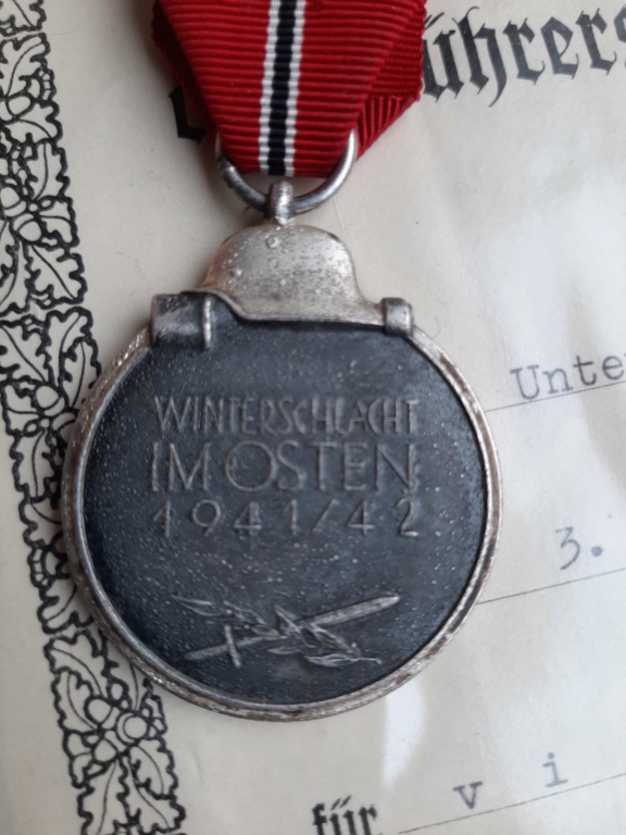 Wehrmacht Dienstauszeichnung IV./Ostmedaille/Schutzwall-Ehrenzeichen 20200224