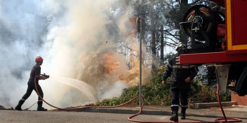 Feu de broussailles suspect sur les hauts de Grazailles  Actu_f11