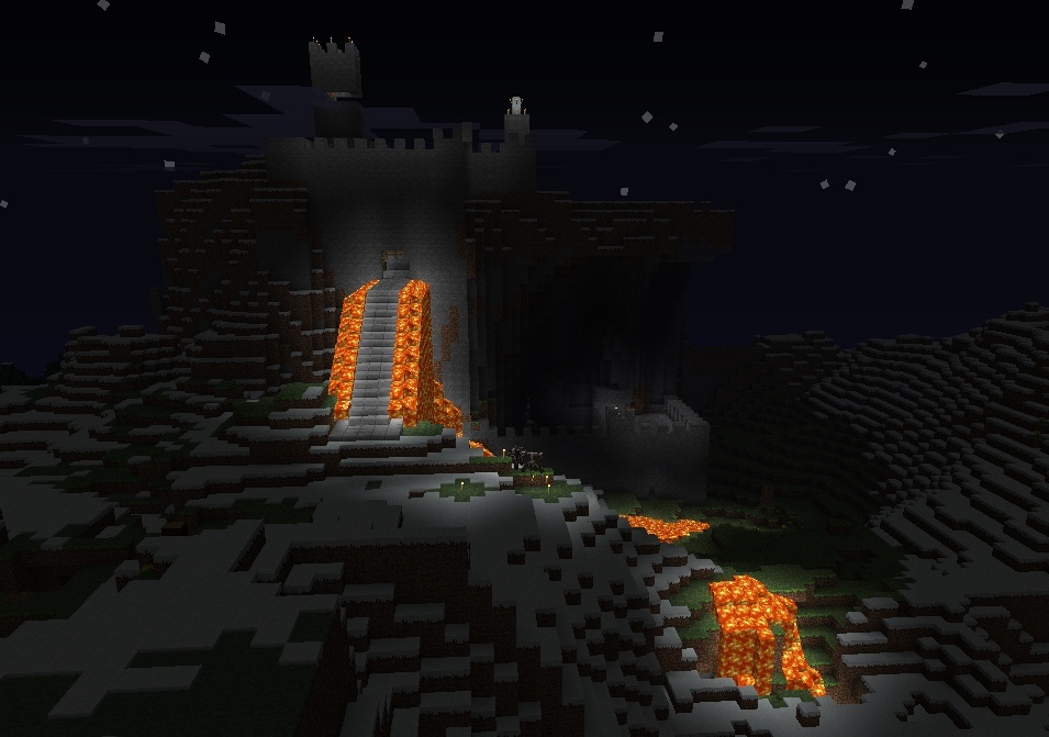 Minecraft: Die Stadt in den Bergen Minecr10