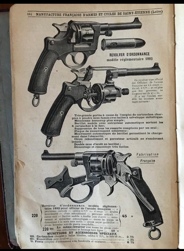 Revolver 1892 civil Lamure & Gidrol étrange  Bc026010