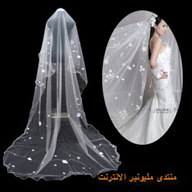 طرحة الزفاف..لفة الطرحة ..احدث التصميمات والموديلات 2011 - 2012 4510