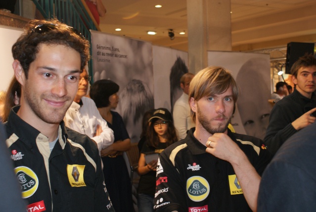 18.6.2011- Nick Heidfeld und Bruno Senna in Luxemburg Dsc07013