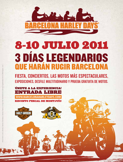  8,9,10 DE JULIO, Barcelona Harley Days 2011!!  Barcel10