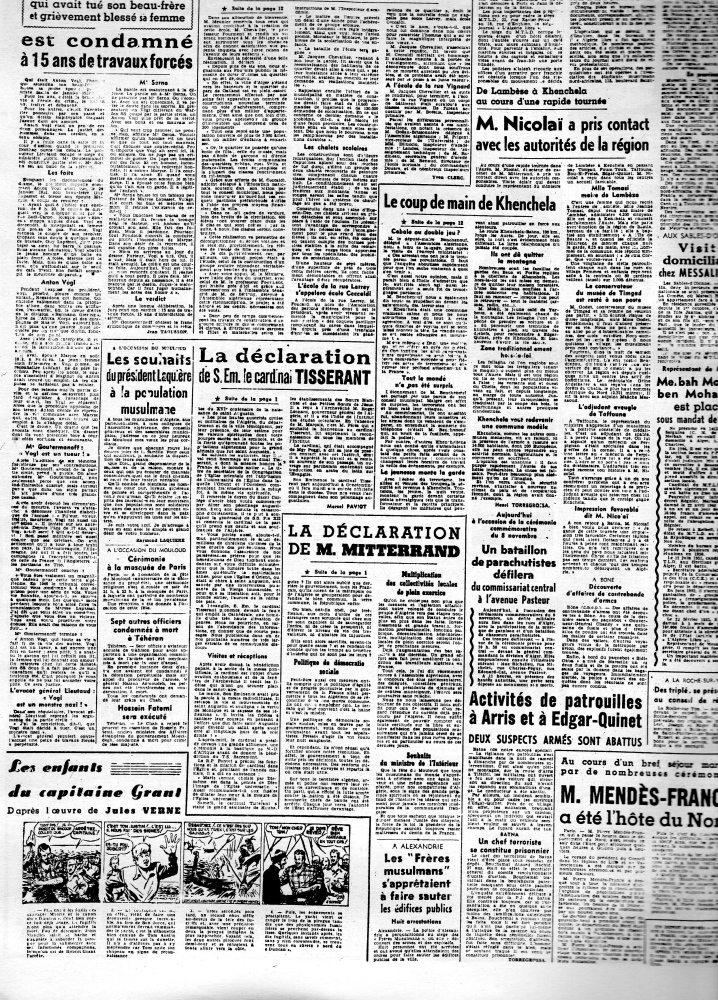 ALGERIE  PRESSE 1954 213