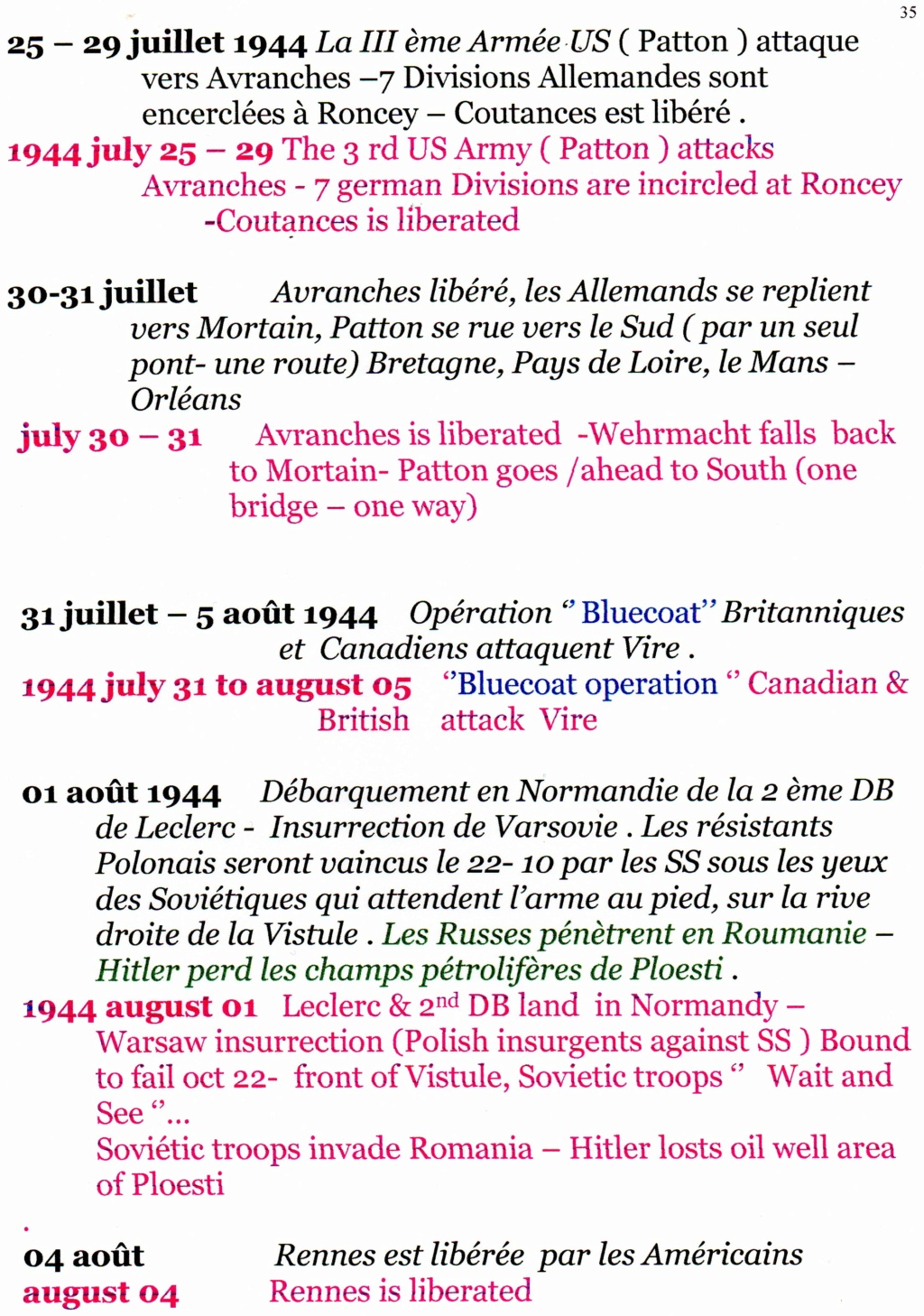 LIBERATION DE PUTANGES AOÛT 44 ET W.WAR II Europe only - Page 3 Page_317