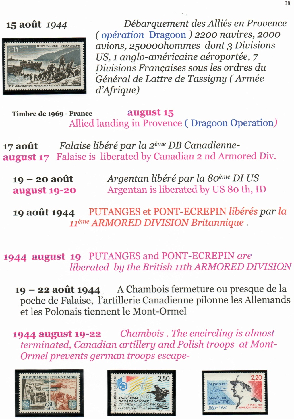 LIBERATION DE PUTANGES AOÛT 44 ET W.WAR II Europe only - Page 3 Page_320