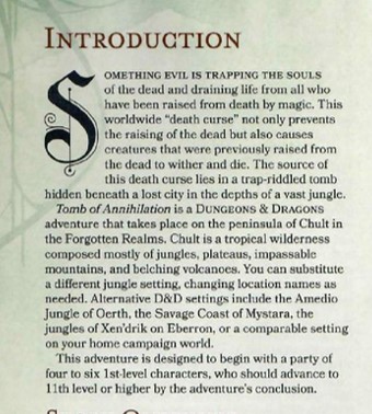 background information on ToA Intro10