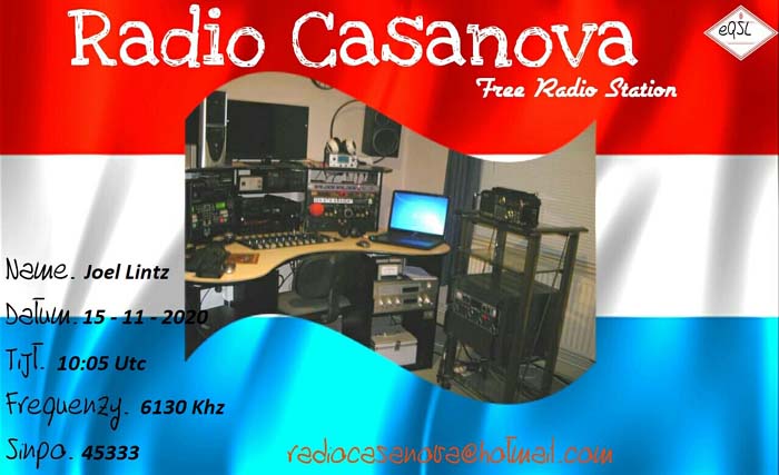 eQSL de radio Casanova 15112010