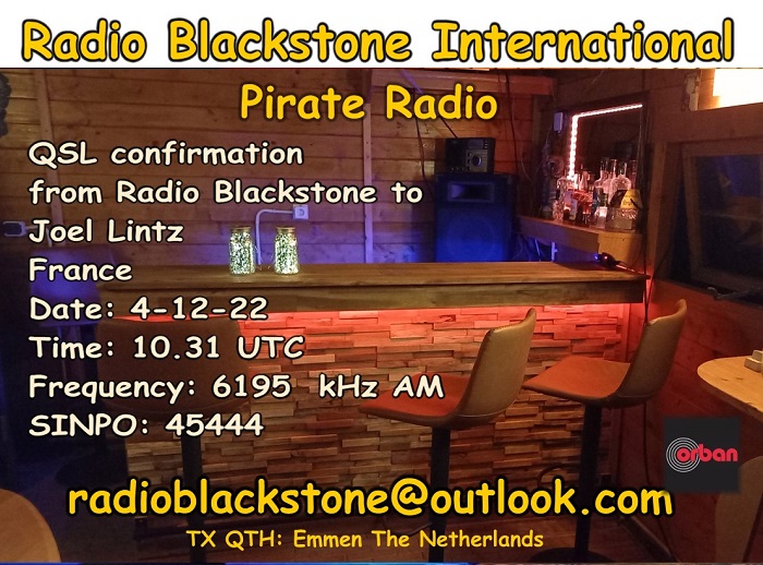 eQSL de BLACKSTONE international Blacks11