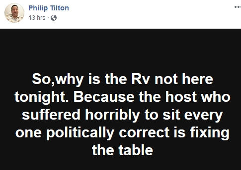 Philip Tilton - Why Isn't the RV Here?  12/5/18 2018-615