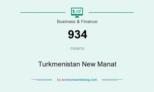 934  Turkmenistan manat   Untit510