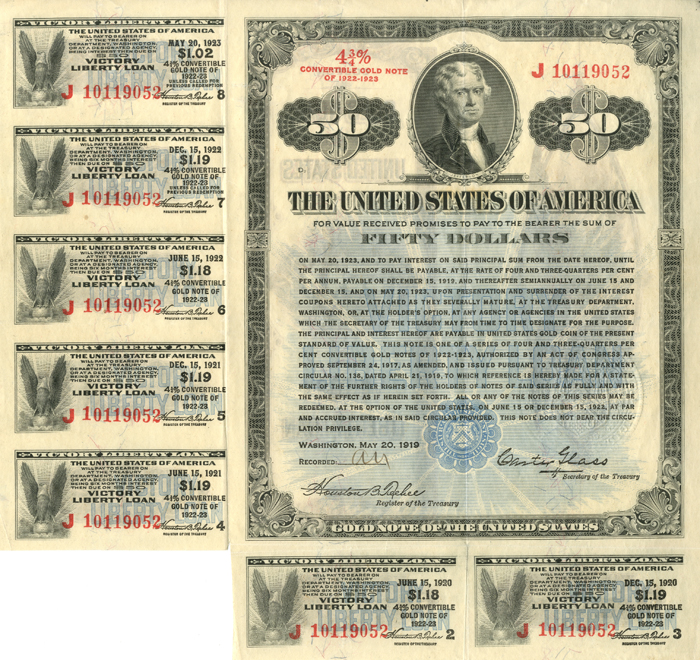 U.S. Treasury Notes and Bonds. Vic_5011