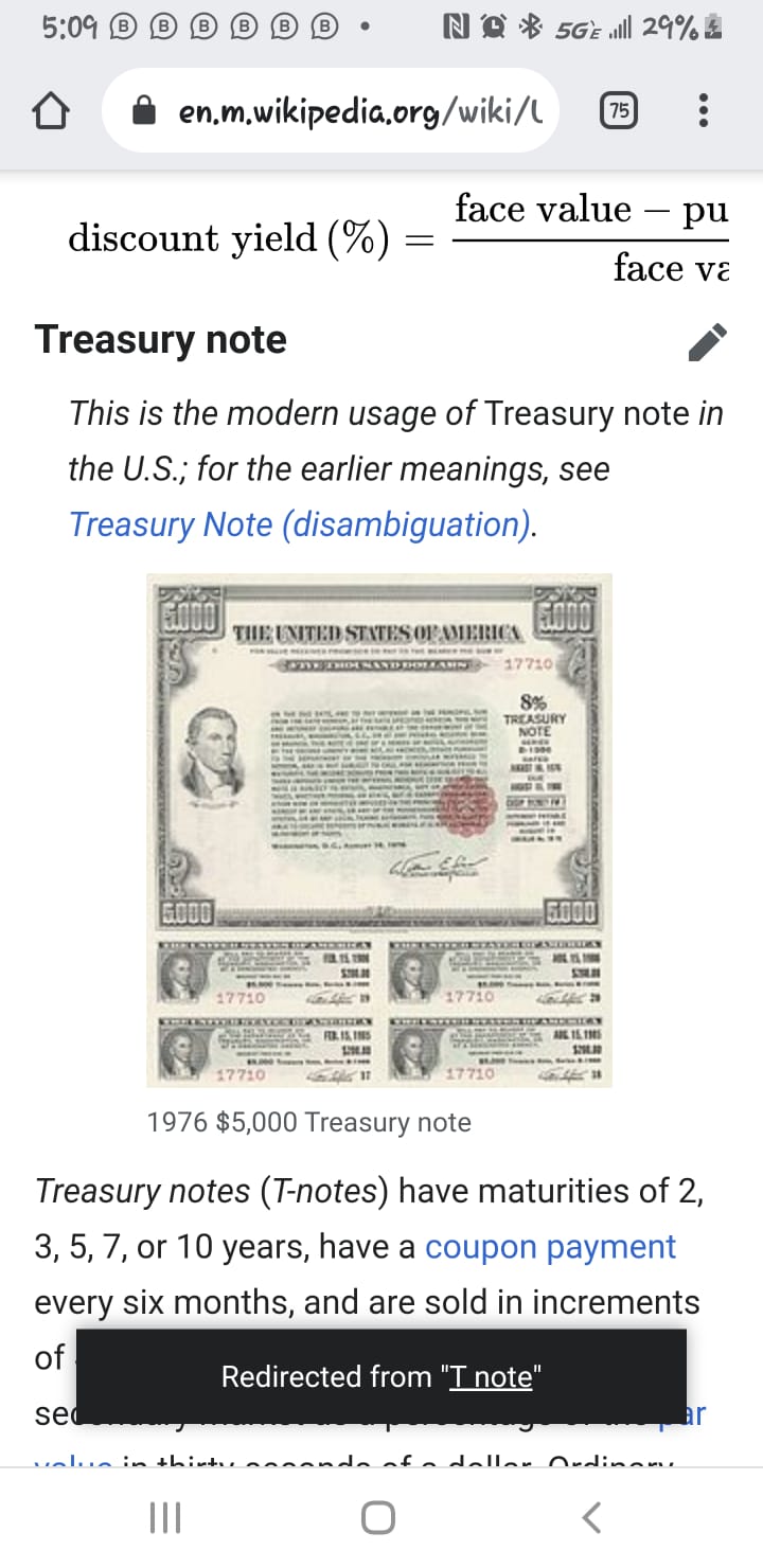 U.S. Treasury Notes and Bonds. Whats105