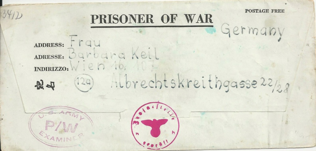 Kriegsgefangenenpost II Weltkrieg Bild1122