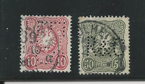Perfins (Firmenlochungen) Bild1331