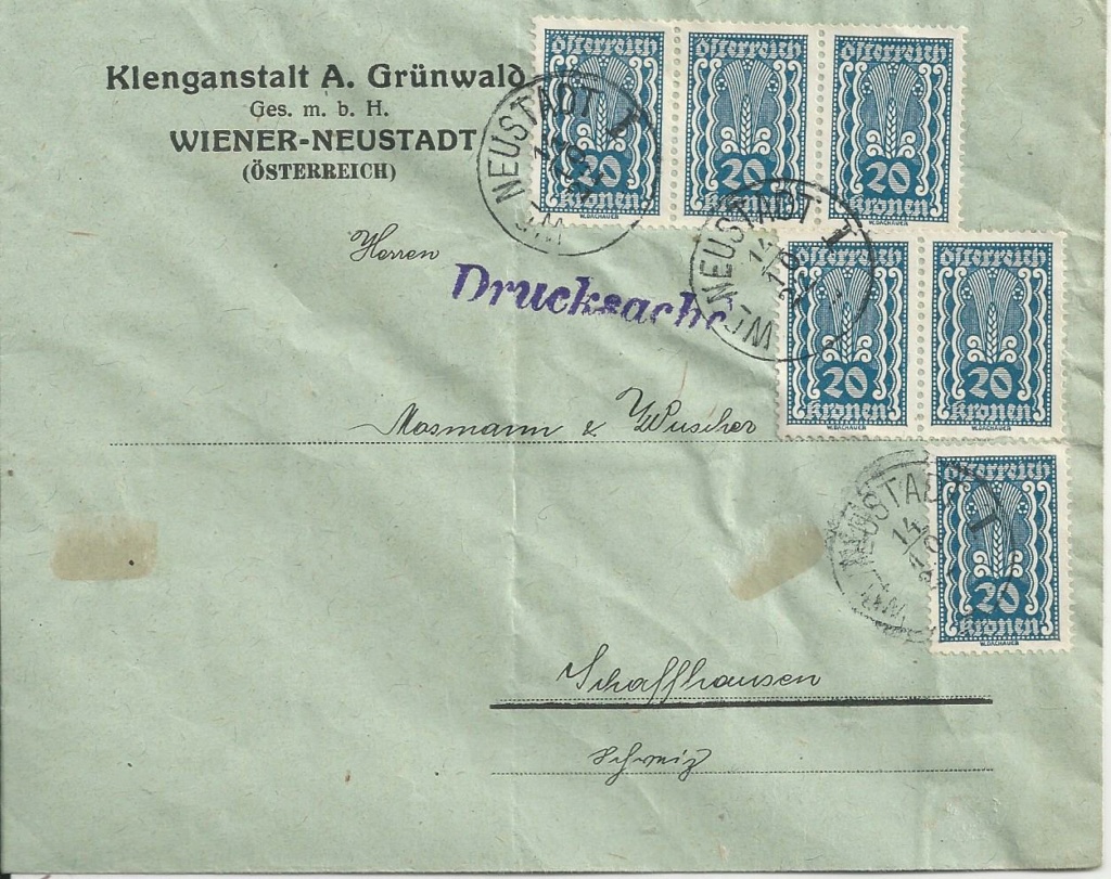 Inflation in Österreich - Belege - 1918 bis 1925 - Seite 31 Bild1438
