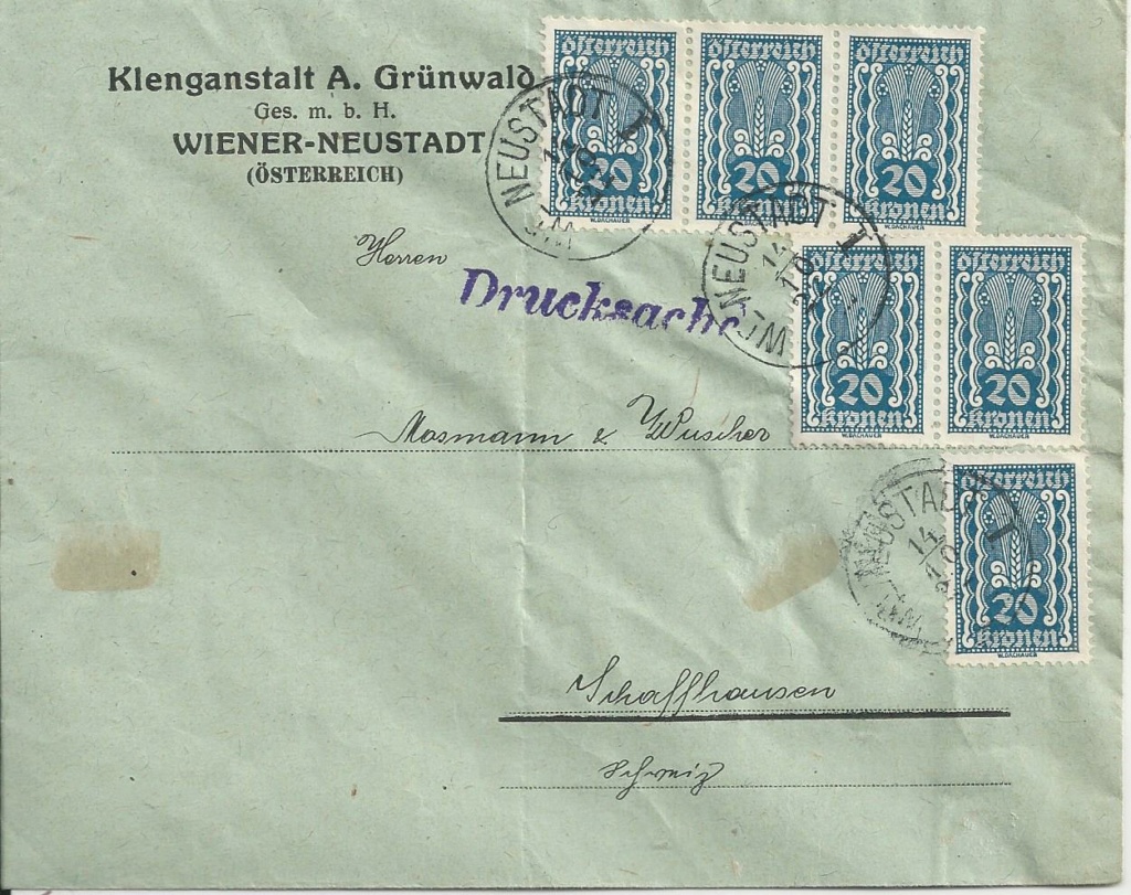 Österreich - Inflation in Österreich - Belege - 1918 bis 1925 - Seite 31 Bild1438