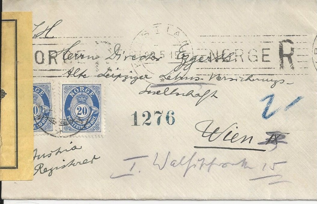 österreich - Zivilpost-Zensur in Osterreich 1914-1918 Bild171