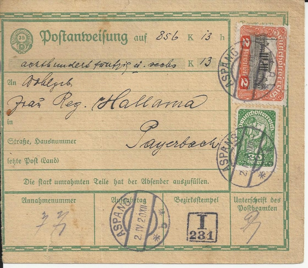  - Inflation in Österreich - Belege - 1918 bis 1925 - Seite 18 Bild30