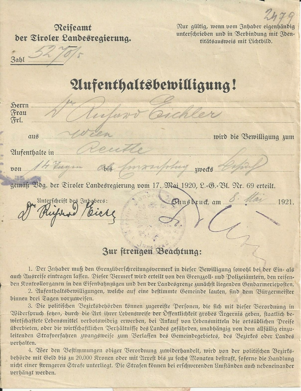 Osterreich - Inflation in Österreich - Belege - 1918 bis 1925 - Seite 28 Bild303