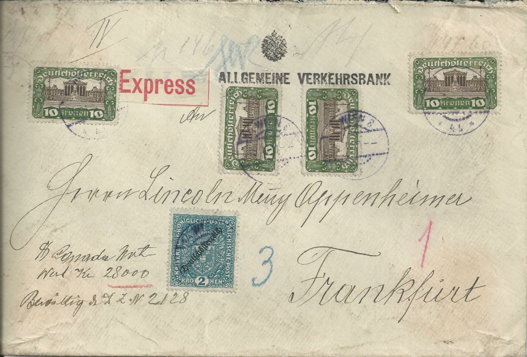 Osterreich - Inflation in Österreich - Belege - 1918 bis 1925 - Seite 28 Bild318