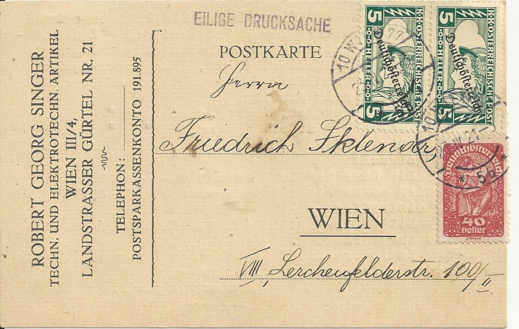 Inflation in Österreich - Belege - 1918 bis 1925 - Seite 32 Bild475