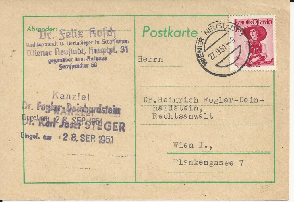 österreich - Trachtenserien ANK 887 - 923 und 1052 - 1072 Belege - Seite 13 Bild_389