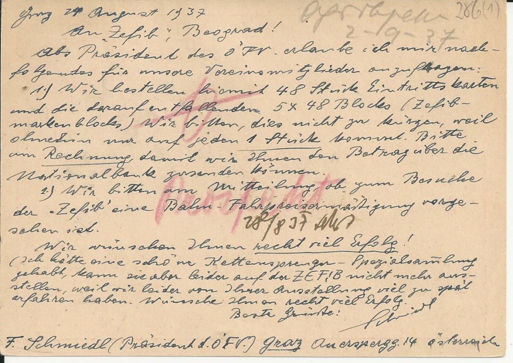 Bedarfspost Ganzsachen Österreich 1925-1938 - Seite 2 Bild_850