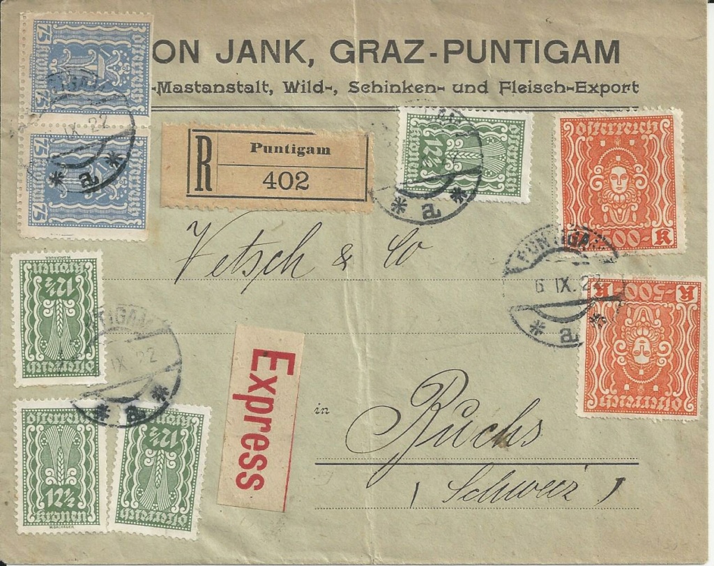 Osterreich - Inflation in Österreich - Belege - 1918 bis 1925 - Seite 27 Bild_928