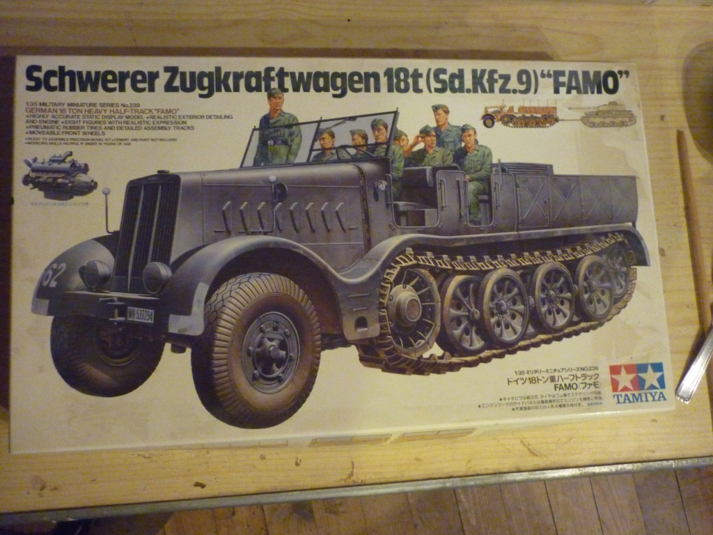 Schwerer Zugkraftwagen 18T Sd.Kfz.9 " Famo " - Tamiya - 1/35 P1120436