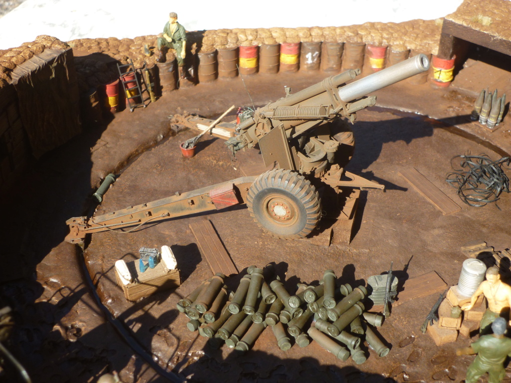 Ravitaillement munitions base de tir - Howitzer 155mm Bronco 1/35 + M548A1 AFV CLUB 1/35 - Page 11 P1140020