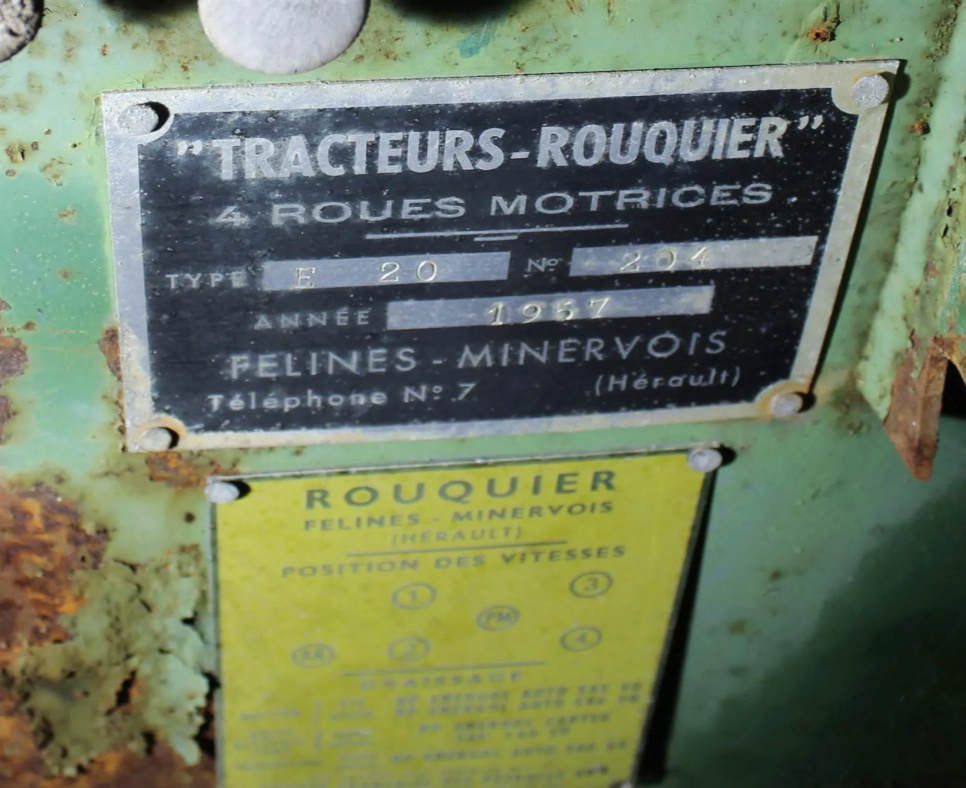Tracteur ROUQUIER aux enchère à Tarbes (65) Rouqui13