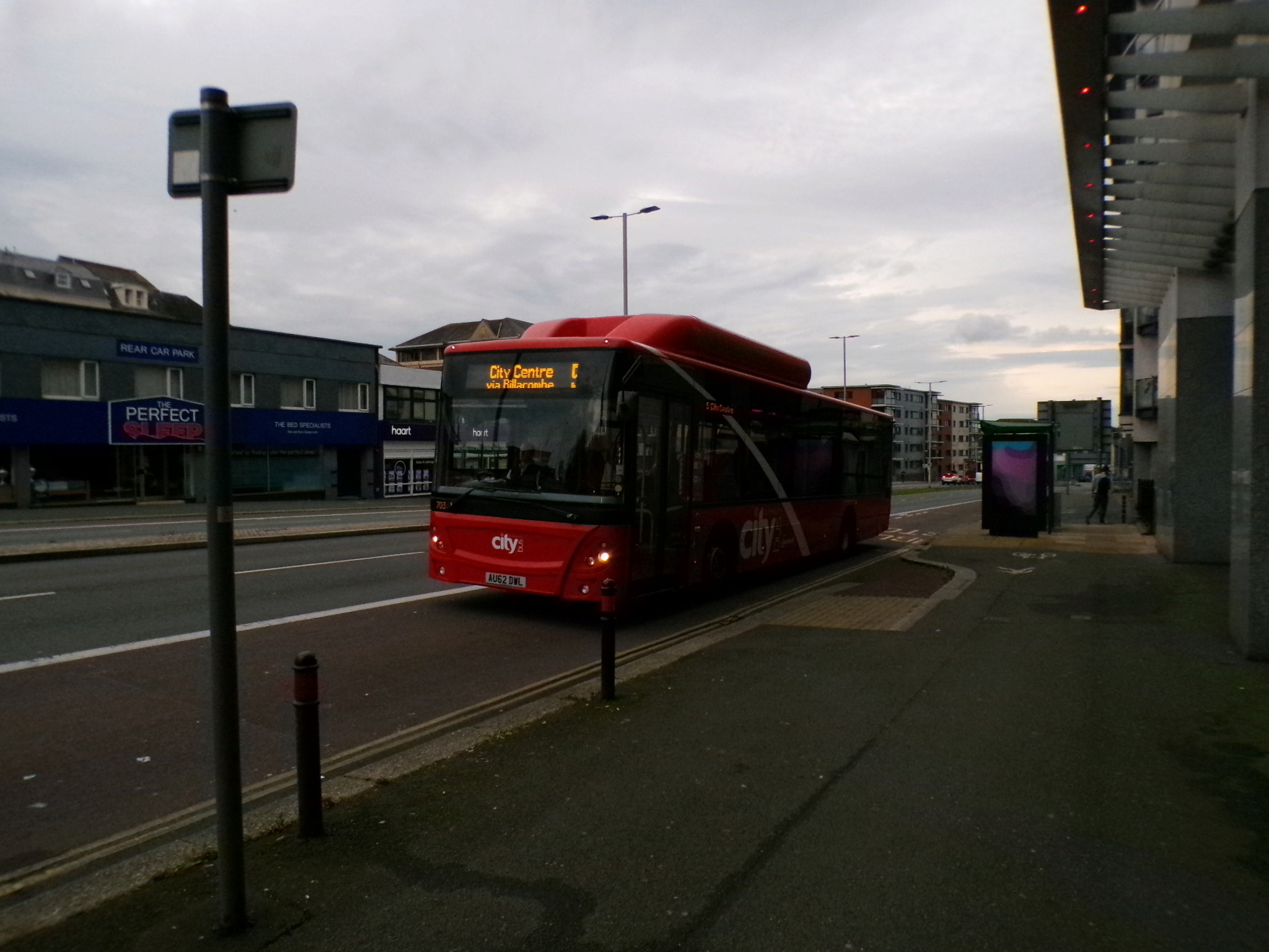 Citybus Plymouth (Groupe GoAhead) (UK) Corno581