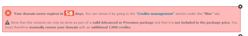 Charging for my Domain name now as well? Captur14