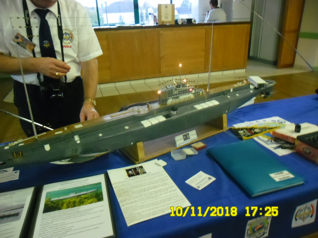 [ Loisirs autres que sports ] AGASM Amicale Perle - Exposition de maquettes de sous-marins à Lanouaille (24) Sam_0058