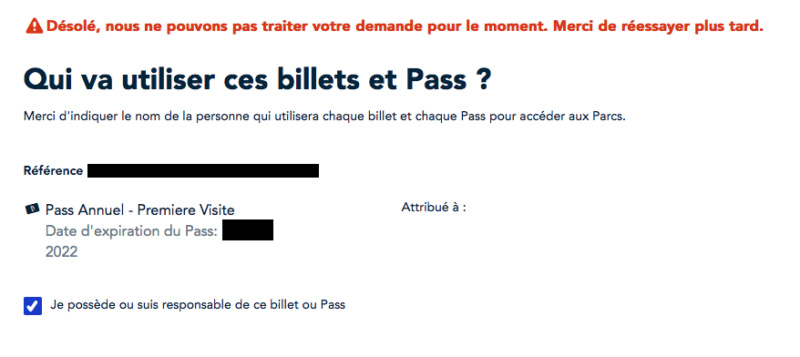 Plateforme de réservation des Disneyland Pass (et Pass Annuels) : questions et conseils - Page 7 410